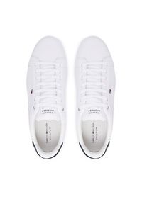 TOMMY HILFIGER - Tommy Hilfiger Sneakersy Icon Court FM0FM05946 Biały. Kolor: biały. Materiał: skóra #3