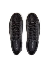 Calvin Klein Sneakersy Flatform Cup Lace Up Epi Mono HW0HW01911 Czarny. Kolor: czarny
