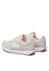 TOMMY HILFIGER - Tommy Hilfiger Sneakersy Essential Elevated Runner FW0FW07700 Szary. Kolor: szary. Materiał: zamsz, skóra
