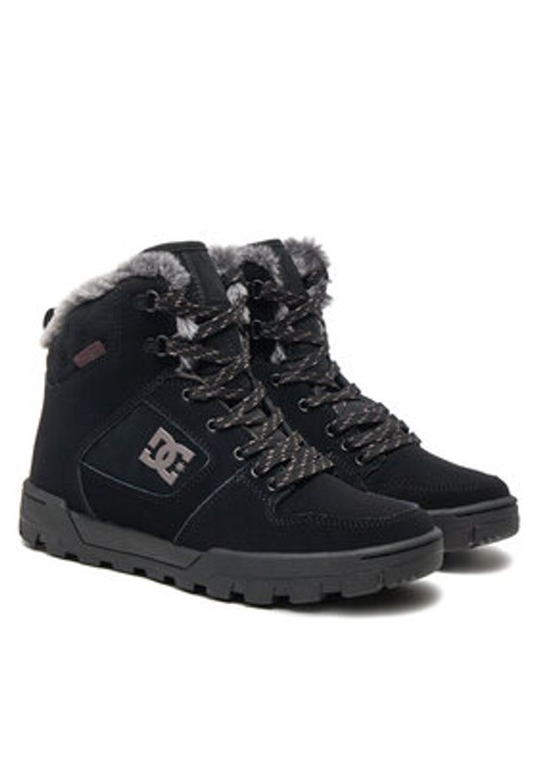 DC Shoes Botki Manteca 4 ADJB100012-BK2 Czarny. Kolor: czarny. Materiał: skóra