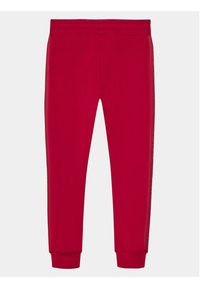 Guess Spodnie dresowe J2YQ24 FL03S Czerwony Regular Fit. Kolor: czerwony. Materiał: bawełna