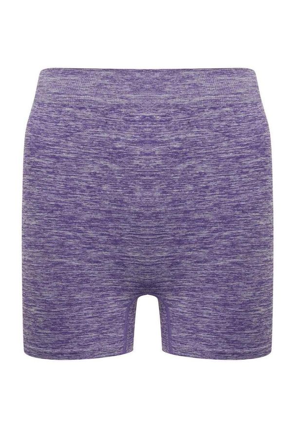 TOMBO - Bezszwowe Spodenki Damskie. Kolor: fioletowy. Sport: turystyka piesza