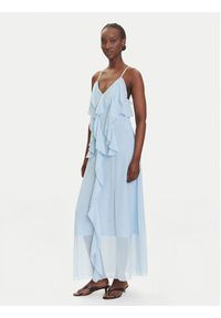 Vero Moda Sukienka wieczorowa Camille 10336405 Błękitny Regular Fit. Kolor: niebieski. Materiał: syntetyk. Styl: wizytowy #4