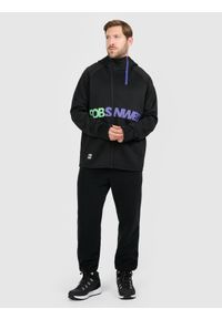 4f - 4F Bluza dresowa rozpinana z kapturem męska - czarna XL. Okazja: na co dzień. Typ kołnierza: kaptur. Kolor: czarny. Materiał: dresówka. Styl: casual, klasyczny #2