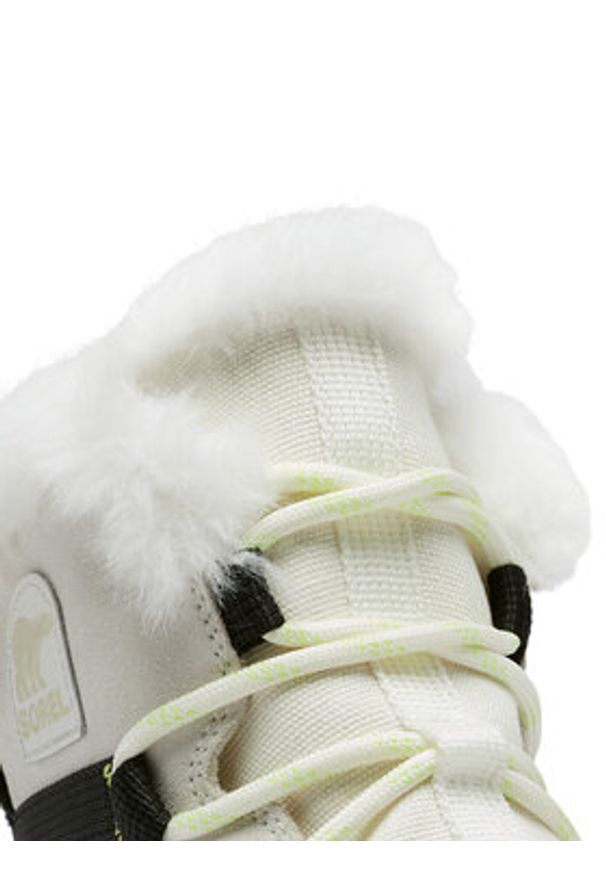 sorel - Sorel Botki Ona™ Rmx Glacy Plus Wp 2083061125 Biały. Kolor: biały. Materiał: skóra
