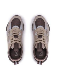EA7 Emporio Armani Sneakersy X8X070 XK165 S310 Beżowy. Kolor: beżowy. Materiał: materiał #6
