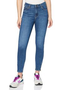 Lee - LEE SCARLETT HIGH DAMSKIE SPODNIE JEANSOWE ZIP MID FOSTER L31BMHBI