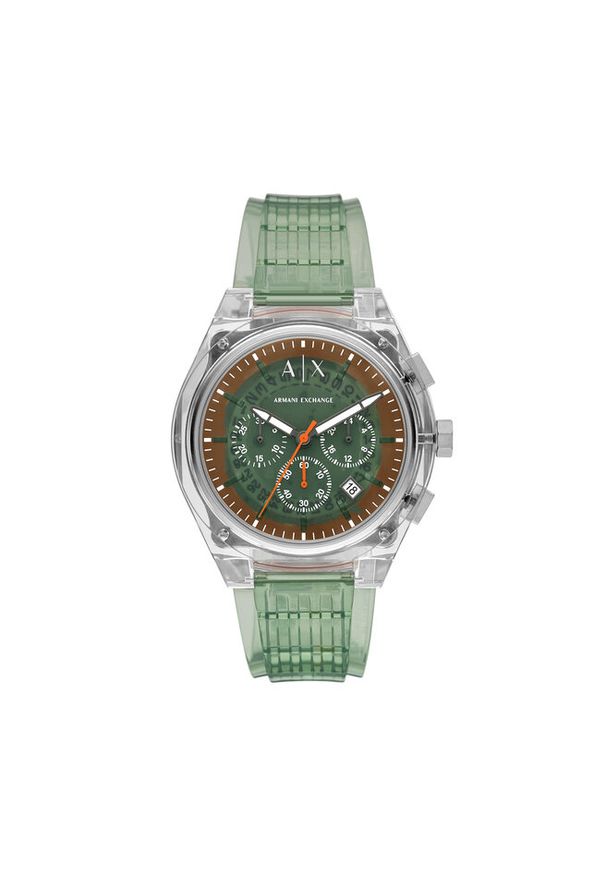 Zegarek Armani Exchange. Kolor: zielony
