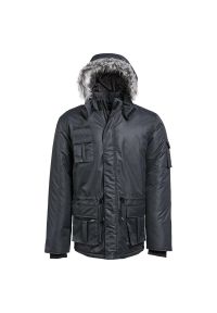 SPALDING - Kurtka zimowa Spalding. Kolor: szary. Materiał: materiał. Sezon: zima. Styl: elegancki #1