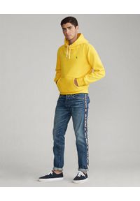 Ralph Lauren - RALPH LAUREN - Żółta bluza z kapturem. Okazja: na co dzień. Typ kołnierza: kaptur. Kolor: żółty. Materiał: jeans, bawełna, puch, dresówka. Długość rękawa: długi rękaw. Długość: długie. Styl: casual #7