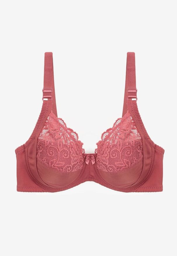 Renee - Różowy Biustonosz Typu Full Cup Vikiirona. Kolor: różowy