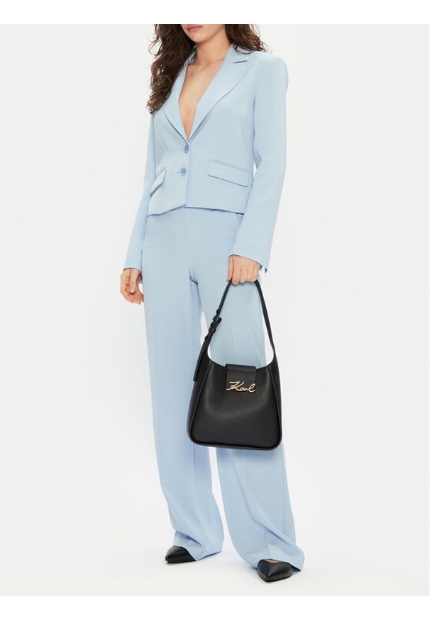 Karl Lagerfeld - KARL LAGERFELD Torebka A1W30434 Czarny. Kolor: czarny. Materiał: skórzane