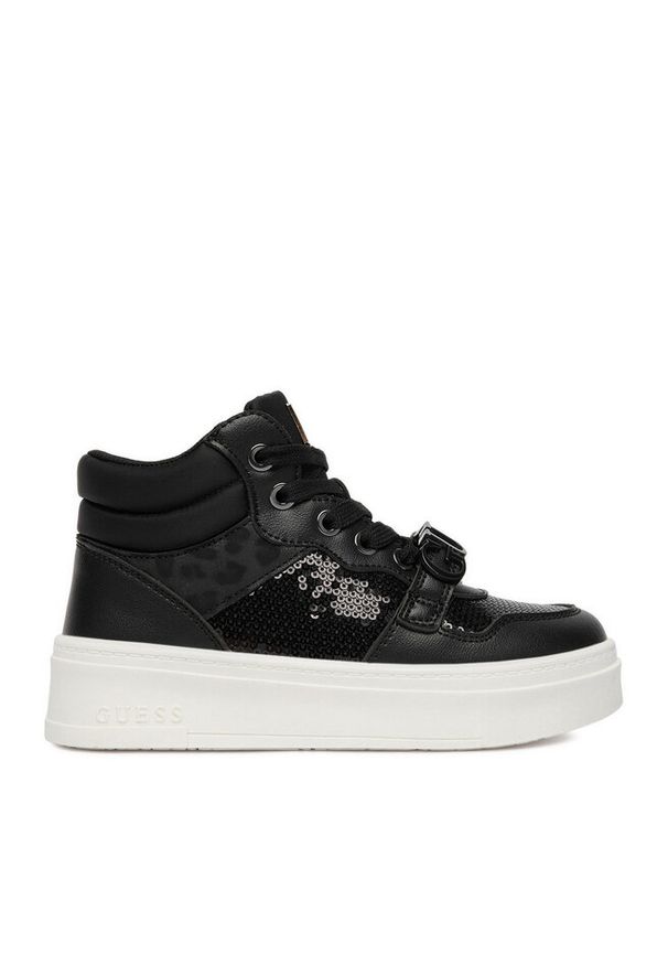 Sneakersy Guess. Kolor: czarny