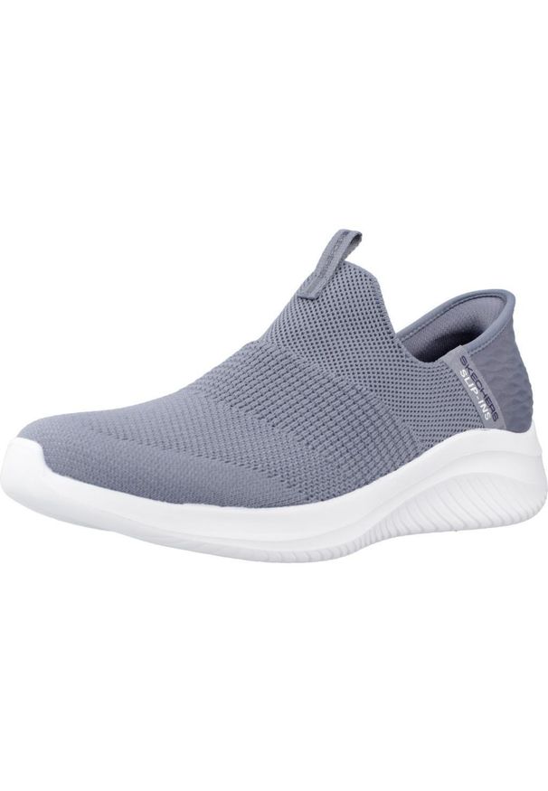 skechers - Tenisówki Skechers Model Slip-ins Ultra Flex 3.0 Cozy Streak Kolor Niebieski. Kolor: niebieski. Materiał: tkanina. Model: Skechers Sport. Sport: turystyka piesza