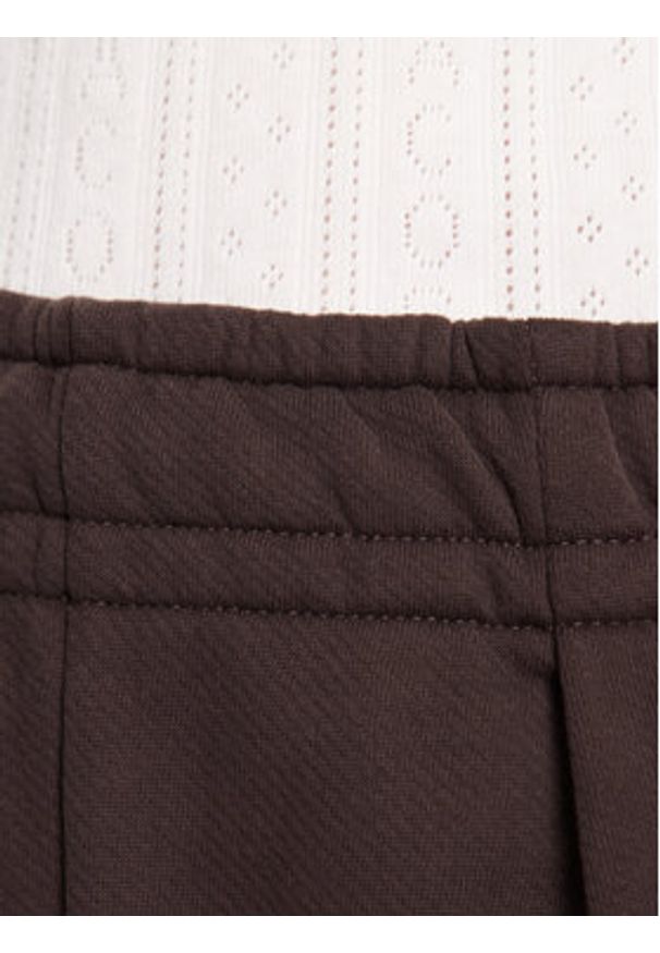 Lacoste Spodnie palazzo XF5248 Brązowy Wide Leg. Kolor: brązowy. Materiał: bawełna