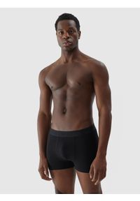 4f - Bielizna bokserki (2-pack) męskie. Kolor: czarny. Materiał: materiał, bawełna, elastan #1