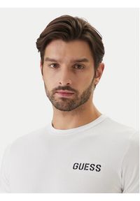 Guess T-Shirt U6GM03 K6YW1 Biały Slim Fit. Kolor: biały. Materiał: bawełna #3