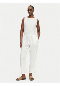 Lauren Ralph Lauren - LAUREN RALPH LAUREN Komplet top i spodnie Double Gauze 20617192 Biały Regular Fit. Kolor: biały. Materiał: bawełna #1