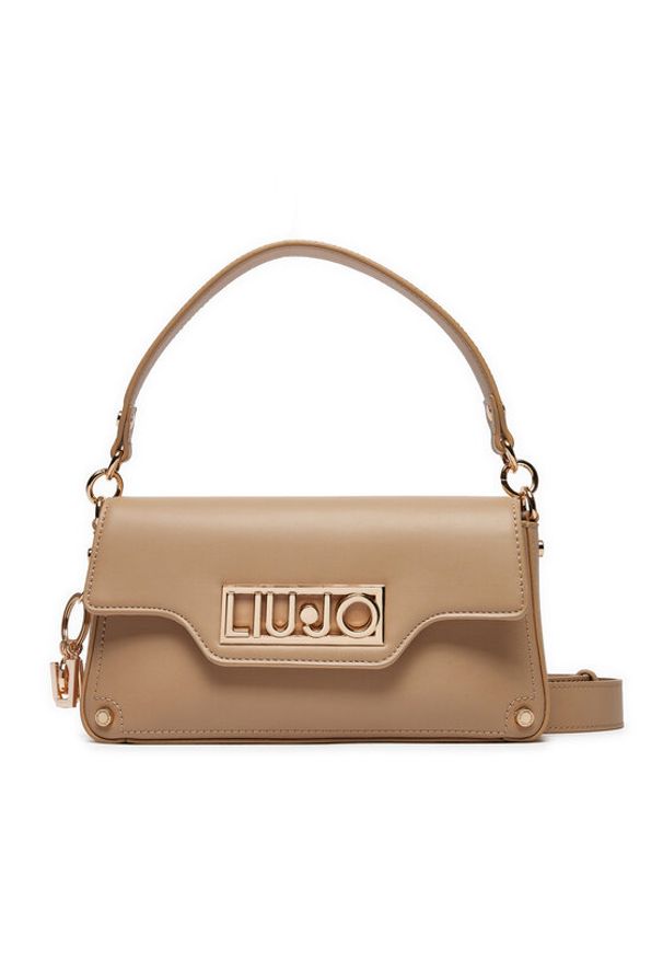 Liu Jo Torebka Ecs M Baguette AA4115 E0003 Beżowy. Kolor: beżowy. Materiał: skórzane