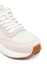 Calvin Klein Jeans Sneakersy Athleisure Runner Laceup Mix Wn YW0YW01774 Biały. Kolor: biały. Materiał: zamsz, skóra #3