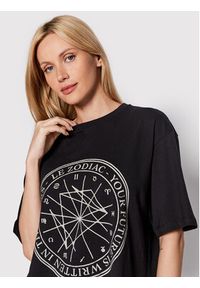 NA-KD T-Shirt Zodiac 1100-005618-8309-003 Czarny Relaxed Fit. Kolor: czarny. Materiał: bawełna #5