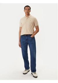 Tommy Jeans Polo DM0DM22711 Beżowy Regular Fit. Typ kołnierza: polo. Kolor: beżowy. Materiał: bawełna #2