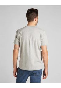 Lee - MĘSKI T-SHIRT LEE LOGO TEE GREY MELE L65WFQ37 #6