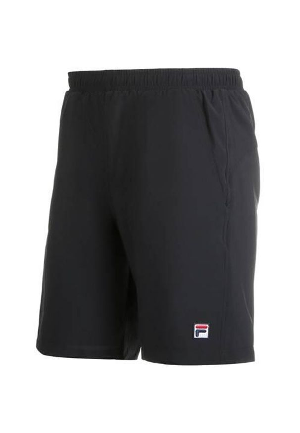 Spodnie treningowe męskie Fila Santana. Kolor: czarny. Materiał: dresówka