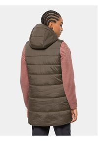 Jack Wolfskin Bezrękawnik Eisbach Vest 1206991 Brązowy Regular Fit. Kolor: brązowy. Materiał: syntetyk. Długość rękawa: bez rękawów #3