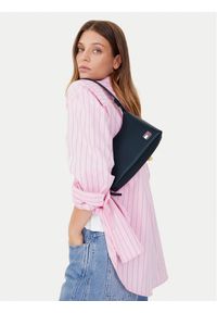 Tommy Jeans Torebka Tjw Cool Shoulder Bag AW0AW17873 Granatowy. Kolor: niebieski. Materiał: skórzane #1