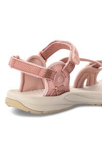 Jack Wolfskin Sandały Lakewood Ride Sandal W 4019041 Różowy. Kolor: różowy. Materiał: materiał