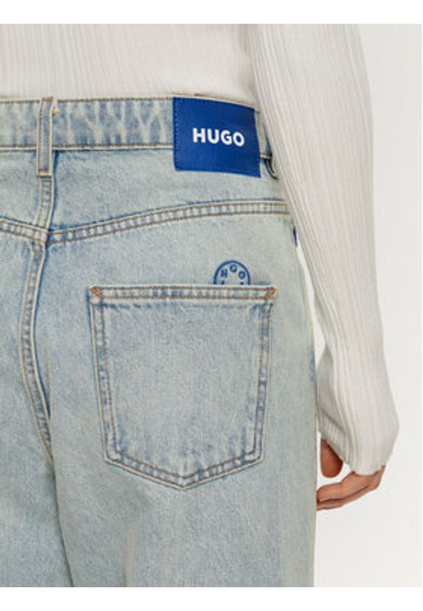 Hugo - HUGO Jeansy Getara_2_B 50531711 Niebieski Baggy Fit. Kolor: niebieski