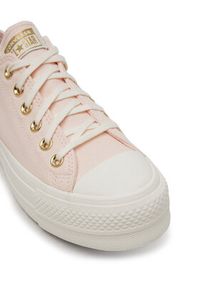 Converse Trampki Chuck Taylor All Star Lift Platform Gold A12584C Różowy. Kolor: różowy. Materiał: materiał. Obcas: na platformie #4