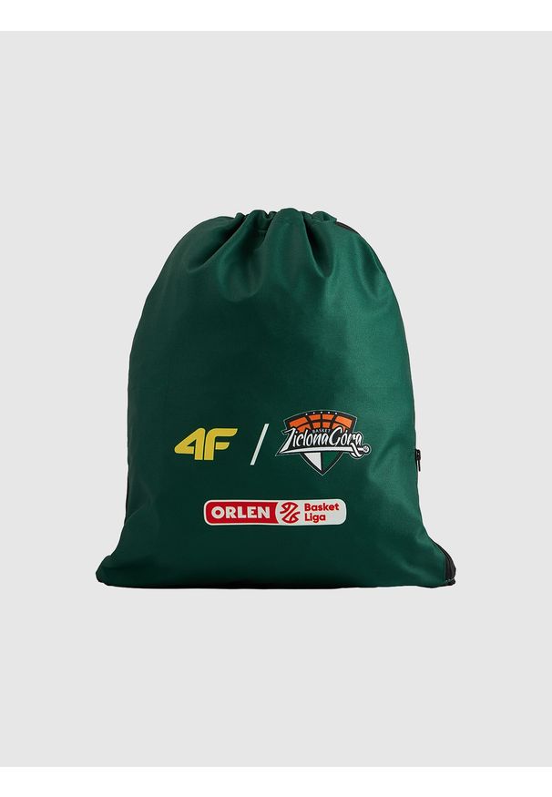 4f - 4F Plecak-worek 4F x Zastal Zielona Góra 2025/26 - zielony Uniwersalny. Kolor: zielony. Wzór: nadruk. Styl: casual, street