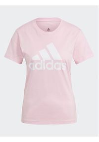 Adidas - adidas T-Shirt Essentials Logo GL0726 Różowy Regular Fit. Kolor: różowy. Materiał: bawełna #2