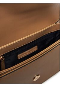 TOMMY HILFIGER - Tommy Hilfiger Torebka Th Libre Flap Crossover AW0AW17723 Brązowy. Kolor: brązowy. Materiał: skórzane #4