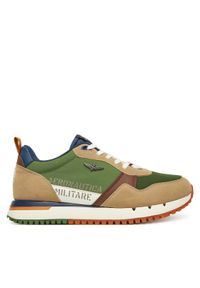 Aeronautica Militare Sneakersy 251SC283CT3544 Zielony. Kolor: zielony. Materiał: skóra, zamsz