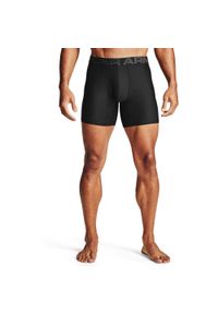 Under Armour - Men's UA Tech™ 6" Boxerjock® – 2-Pack Czarny S. Kolor: czarny