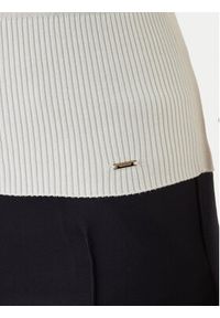 Morgan Bluzka 242-MENTHE Écru Slim Fit. Materiał: wiskoza #2