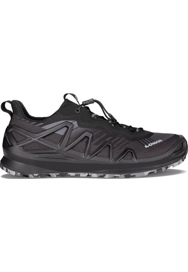 Buty trekkingowe męskie Lowa Merger Low Gtx. Kolor: czarny. Materiał: materiał, syntetyk. Szerokość cholewki: normalna