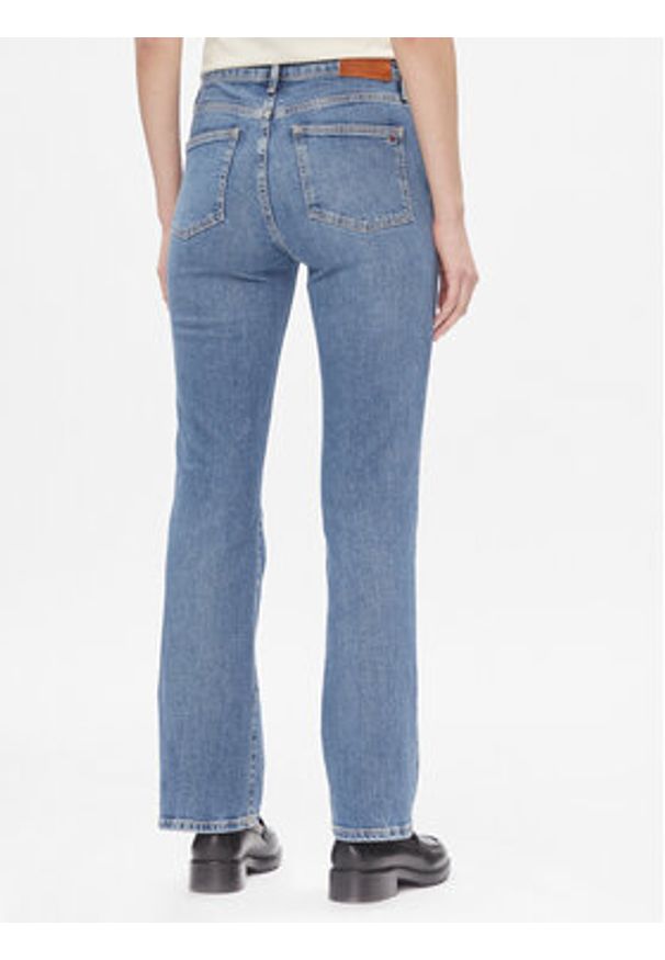 TOMMY HILFIGER - Tommy Hilfiger Jeansy Bootcut Rw Mel WW0WW40619 Niebieski Slim Fit. Kolor: niebieski