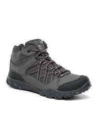 Buty trekkingowe dziecięce Edgepoint Mid Regatta. Kolor: szary. Materiał: poliester. Sport: turystyka piesza
