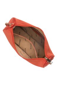Wittchen - Damska torebka bagietka z nylonu na łańcuszku czerwona. Kolor: czerwony. Wzór: haft. Dodatki: z haftem. Styl: klasyczny #2