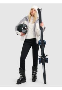 4f - 4F Kurtka narciarska membrana 5000 damska - szara XXL. Kolor: szary. Materiał: materiał. Sezon: zima #2