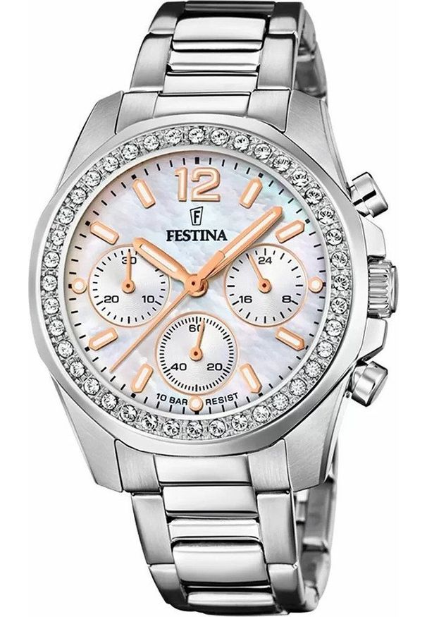 Zegarek Festina Zegarek damski Festina F20606-1 srebrny. Kolor: srebrny