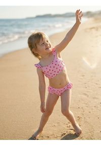 Sinsay - Dwuczęściowy strój kąpielowy z motywem serc - różowy. Kolor: różowy #1