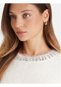 Guess Sweter W5BR58 Z3BH0 Biały Regular Fit. Kolor: biały. Materiał: syntetyk #3