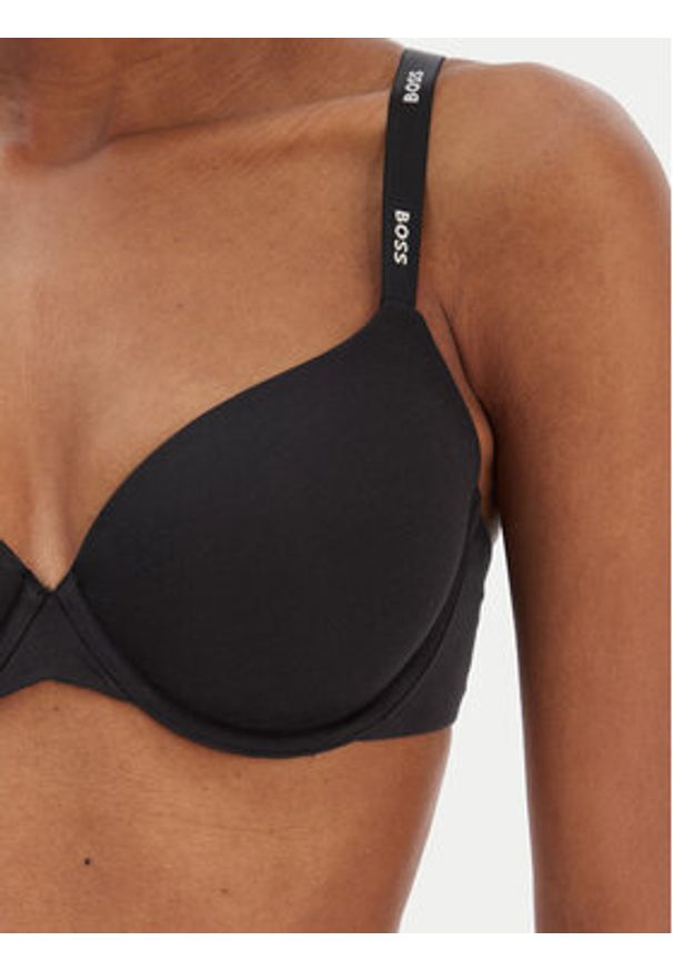 BOSS - Boss Biustonosz z fiszbiną 50502738 Czarny. Kolor: czarny. Materiał: wiskoza