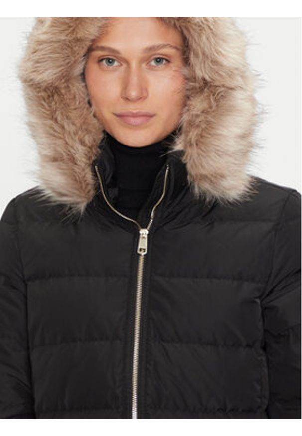 TOMMY HILFIGER - Tommy Hilfiger Kurtka puchowa Heritage WW0WW43234 Czarny Regular Fit. Kolor: czarny. Materiał: syntetyk