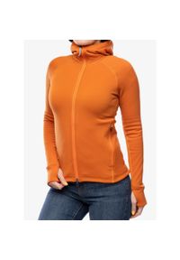 Bluza trekkingowa damska Houdini Power Houdi. Kolor: pomarańczowy. Sezon: zima. Sport: narciarstwo